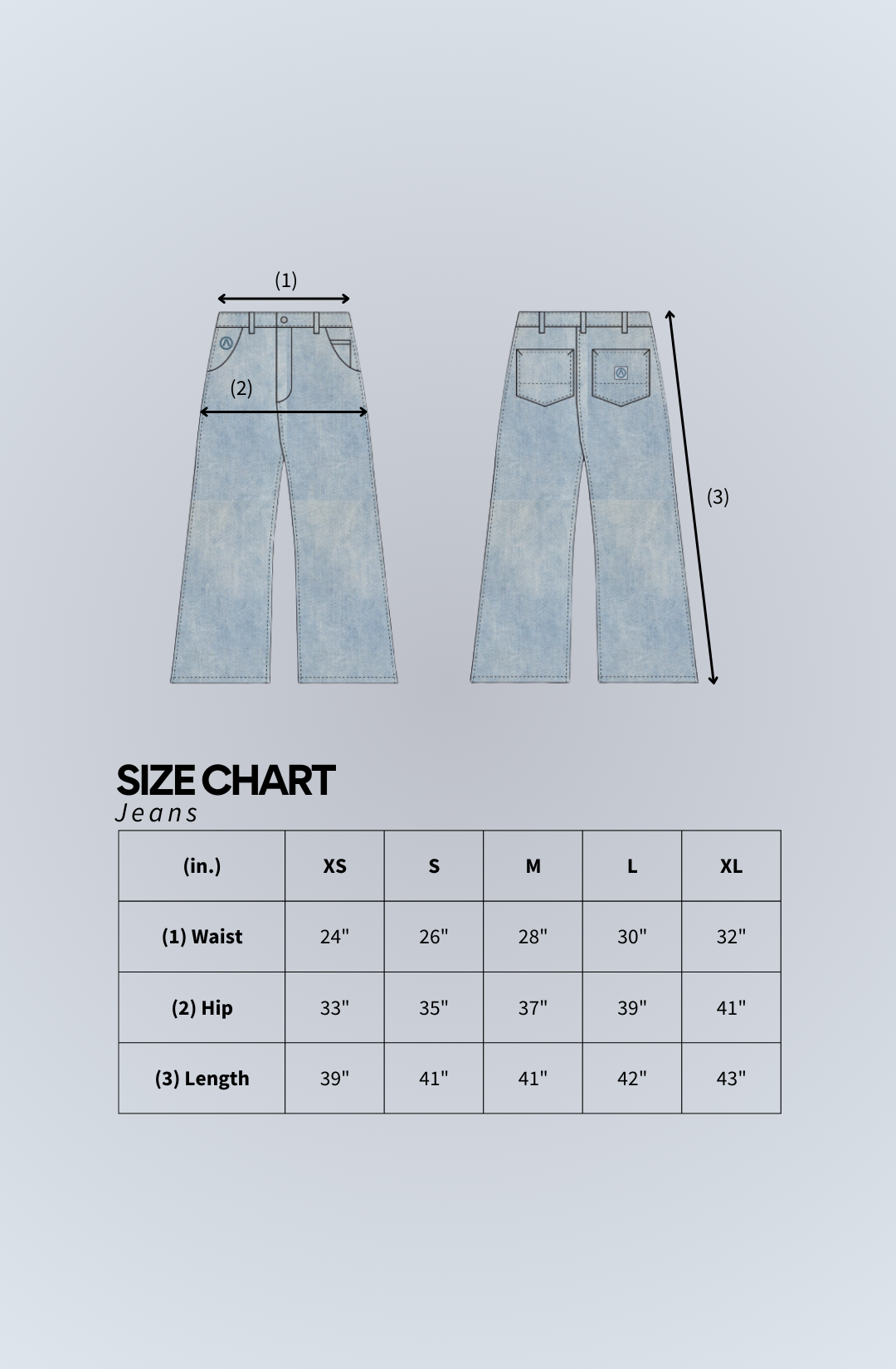 BLUE RING NDD BAGGY JEANS