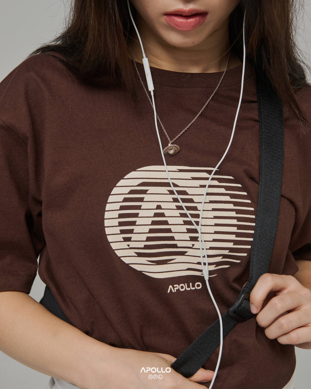 BROWN DOMAIN TEE