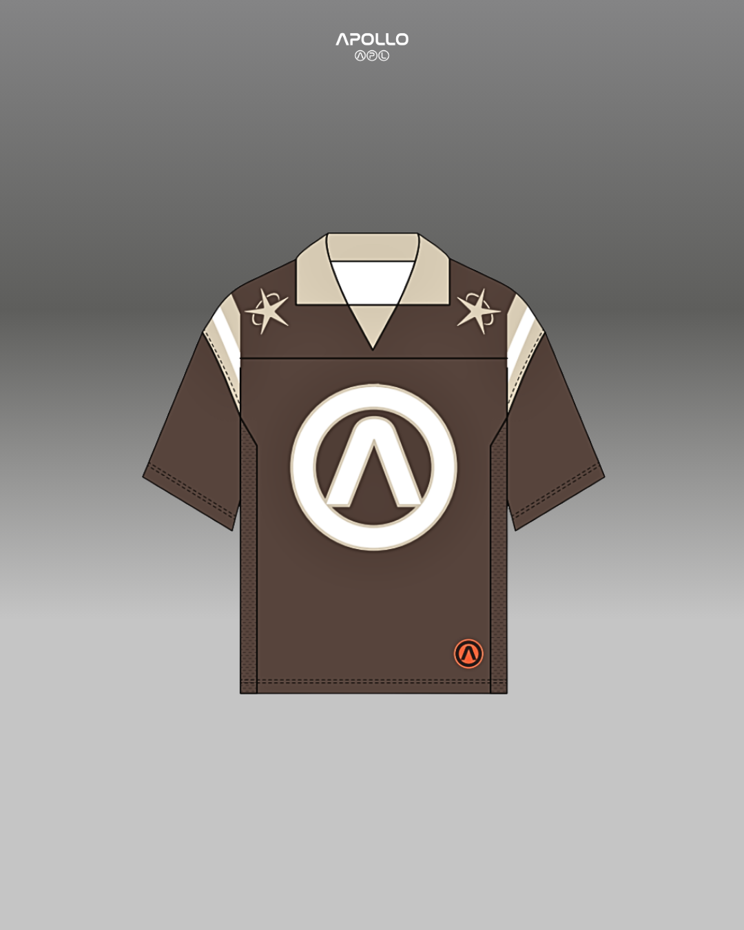 BROWN DOMAIN JERSEY