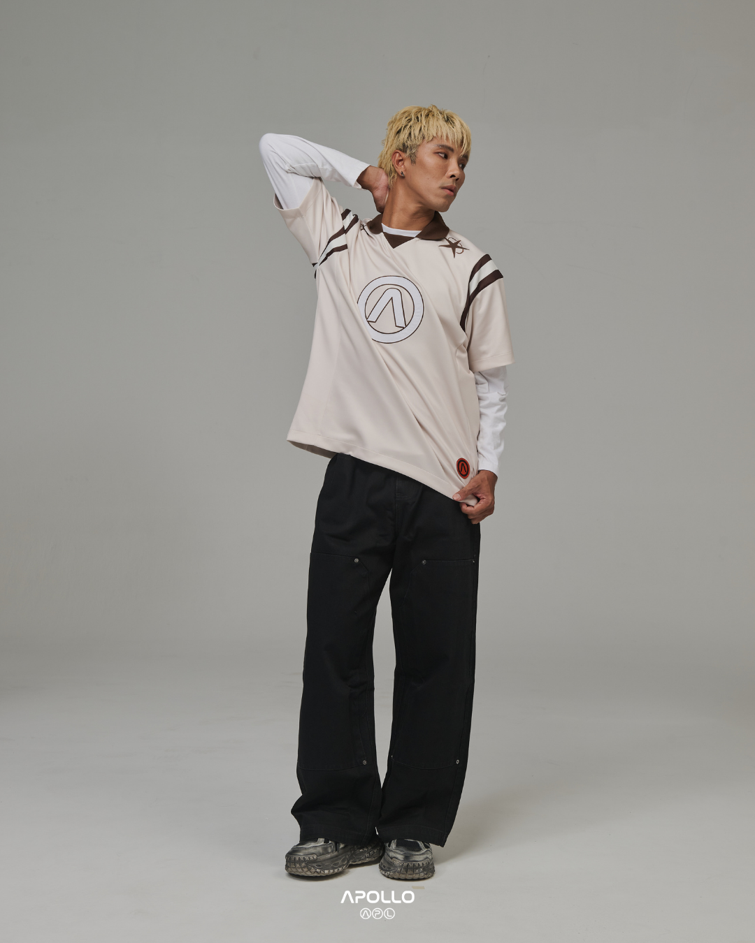 CREAM DOMAIN JERSEY