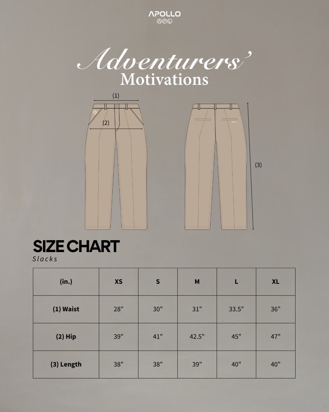 BEIGE ADVENTURERS' MOTIVATIONS SLACK
