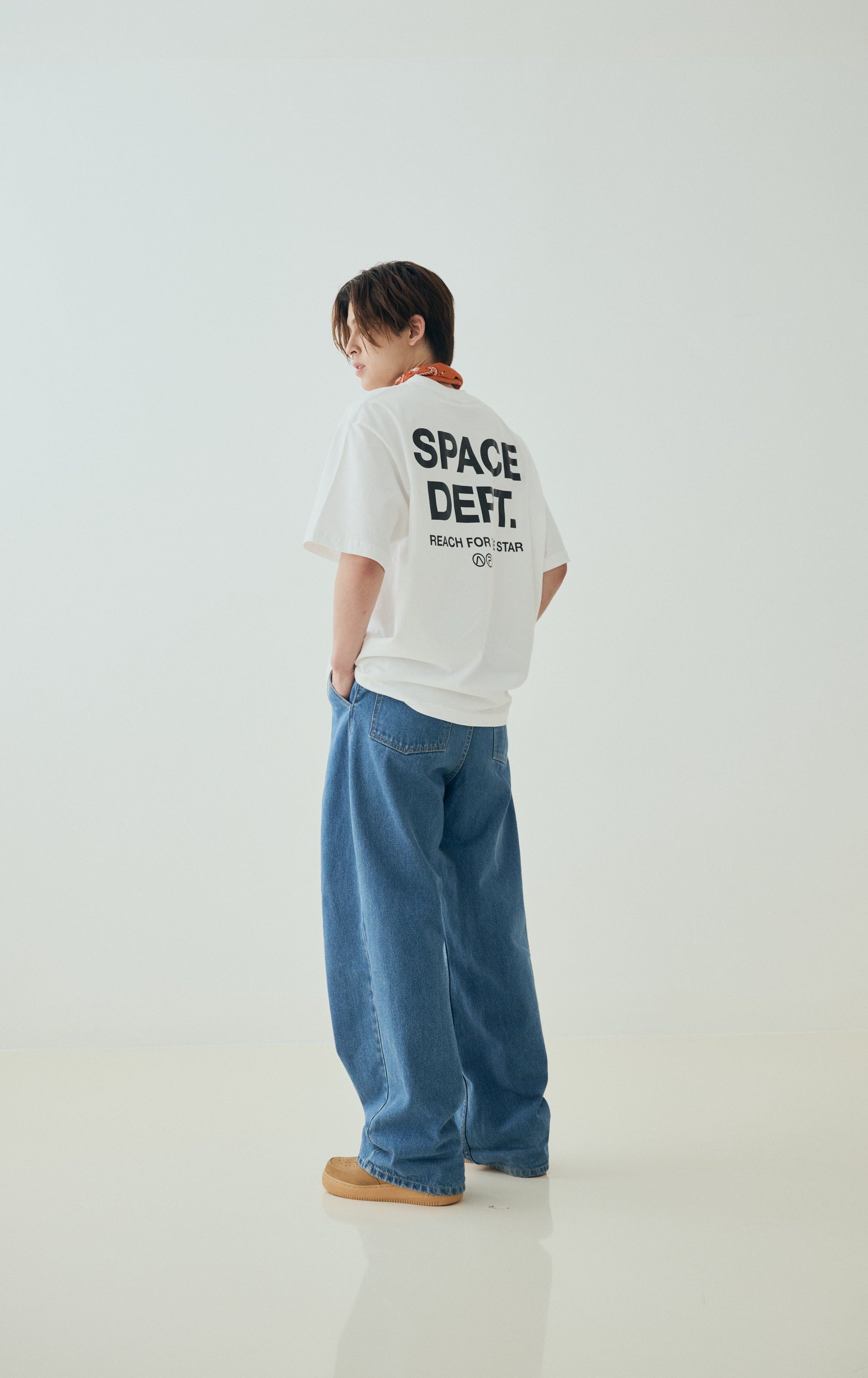 White Reach For The Star Tee