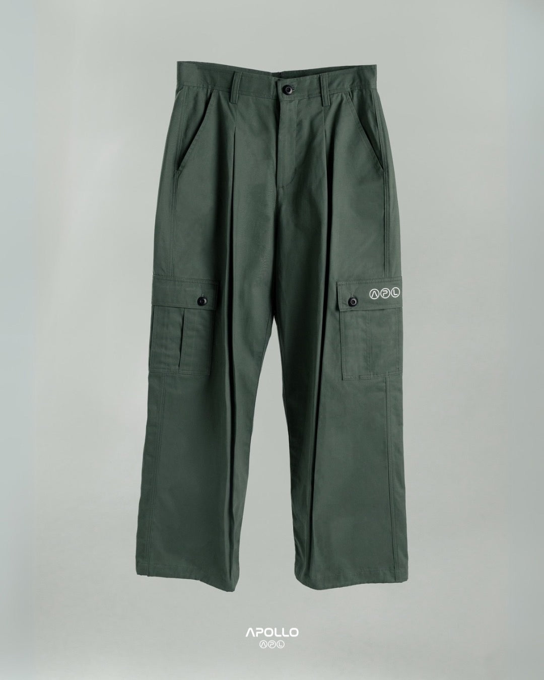 Navy Green Everyday Cargo Pants