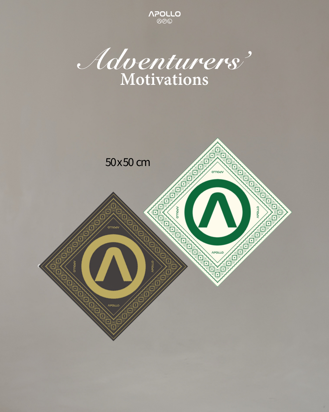 WHITE ADVENTURERS' MOTIVATIONS BANDANA