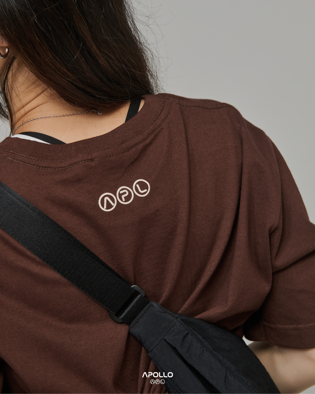 BROWN DOMAIN TEE