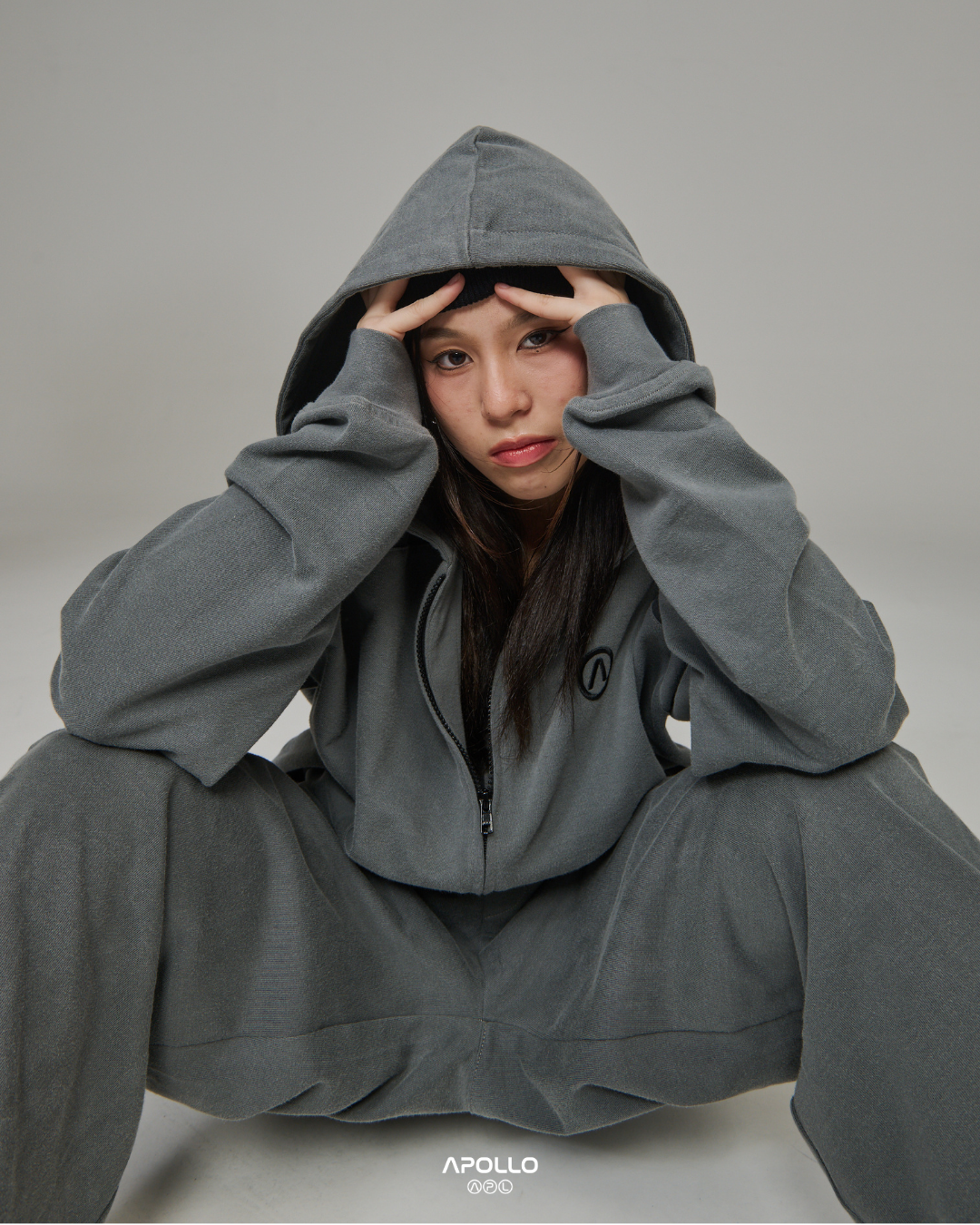GRAY DOMAIN HOODIES